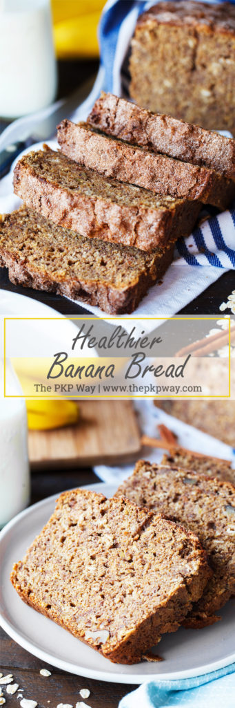 Made with wheat, oats, and walnuts, Healthier Banana Bread is the guilt-free way to using up your overripe bananas! You won’t be able to tell the difference!