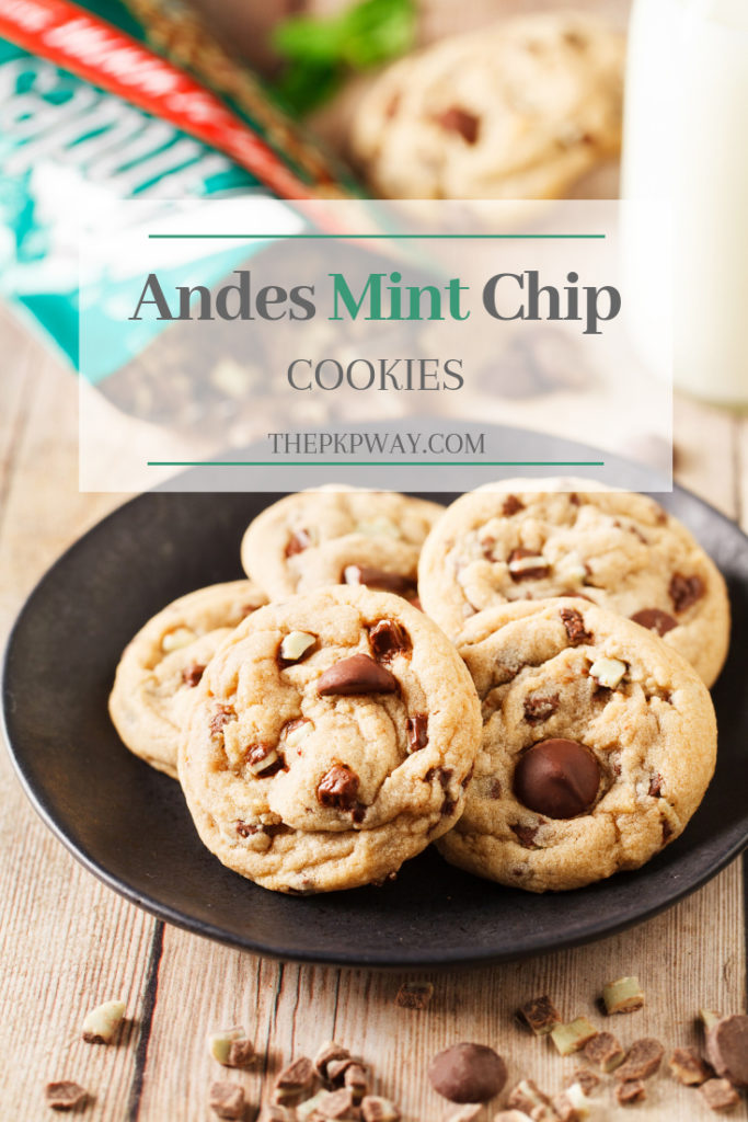 Great for a potluck, an afternoon snack, or just a feel-like-baking type of day, these chewy, silver-dollar-sized Andes Mint Chip Cookies are addictive bites of heaven.