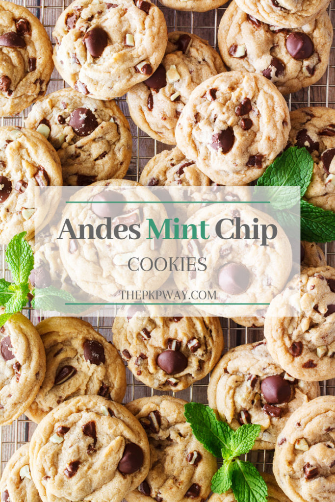 Great for a potluck, an afternoon snack, or just a feel-like-baking type of day, these chewy, silver-dollar-sized Andes Mint Chip Cookies are addictive bites of heaven.