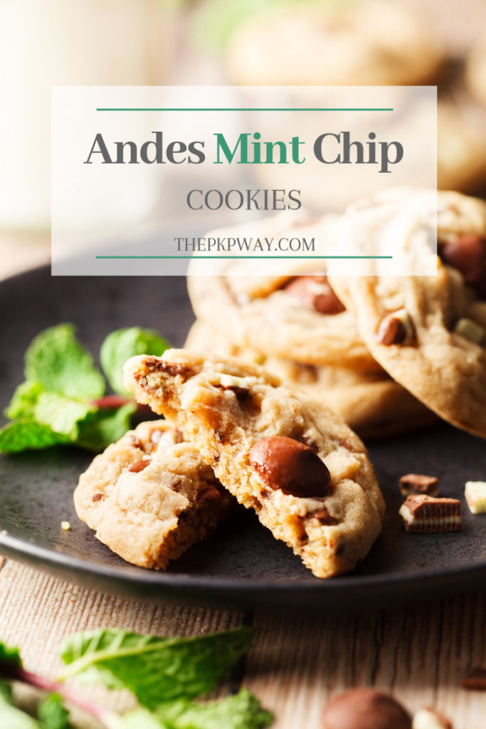Great for a potluck, an afternoon snack, or just a feel-like-baking type of day, these chewy, silver-dollar-sized Andes Mint Chip Cookies are addictive bites of heaven.