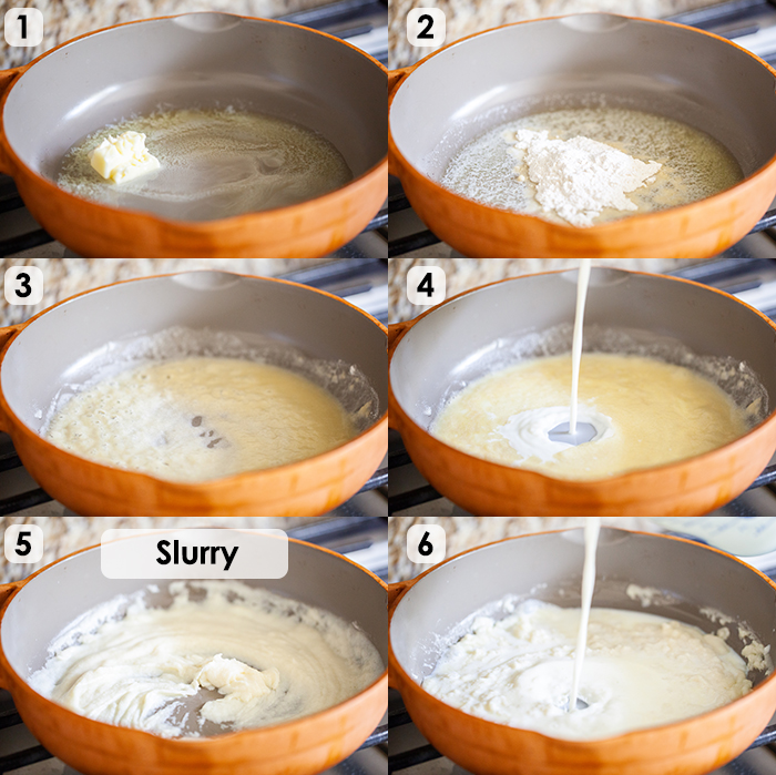 Steps for how to make shrimp macaroni and cheese rolls.